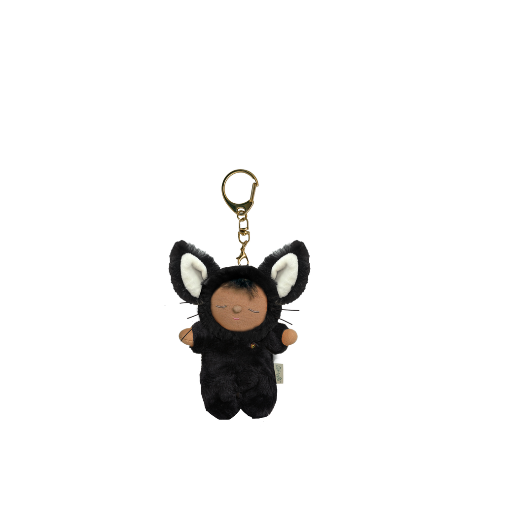Olli Ella Cozy Bag Charm Cat Nox