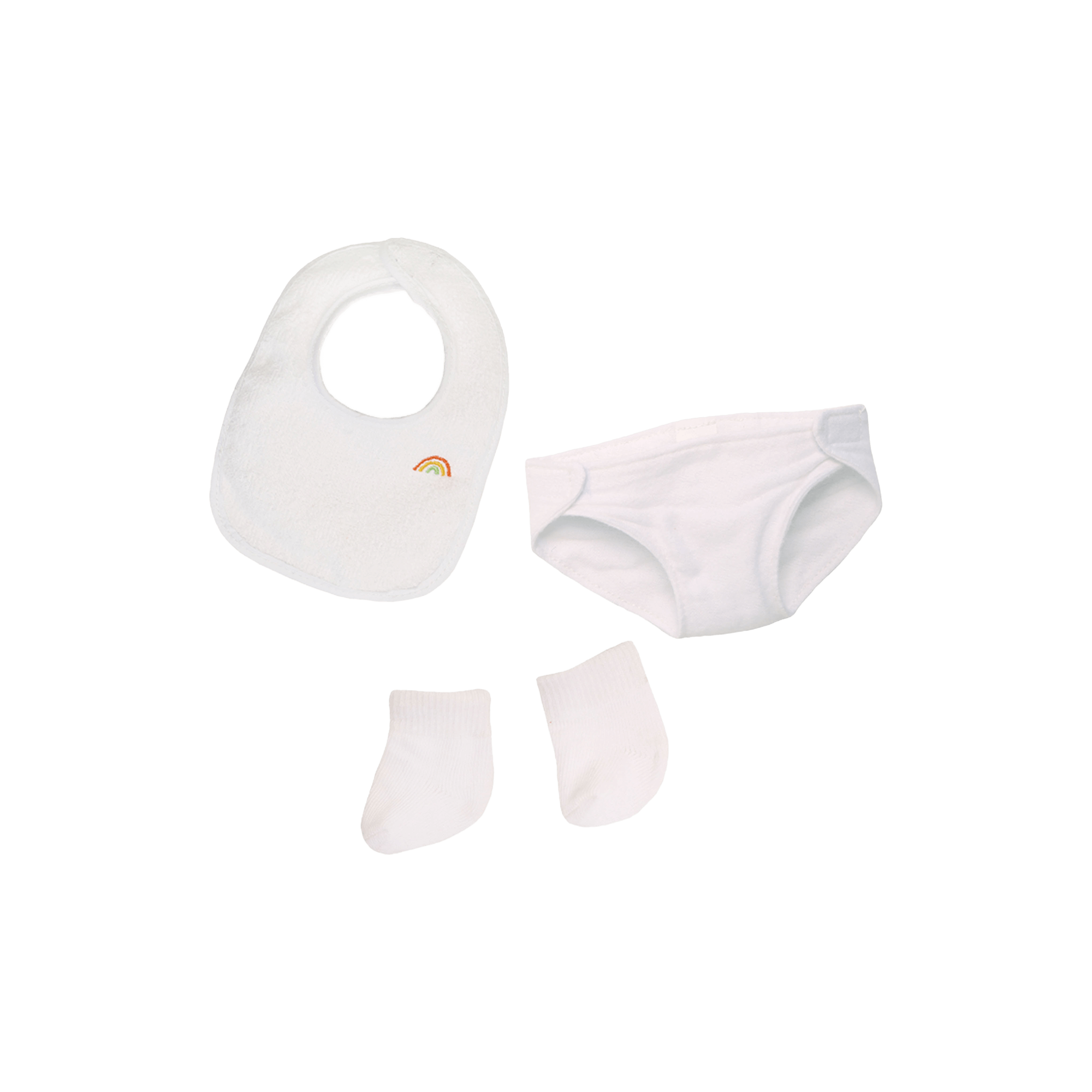 Olli Ella Dinkum Dolls Care Set - White