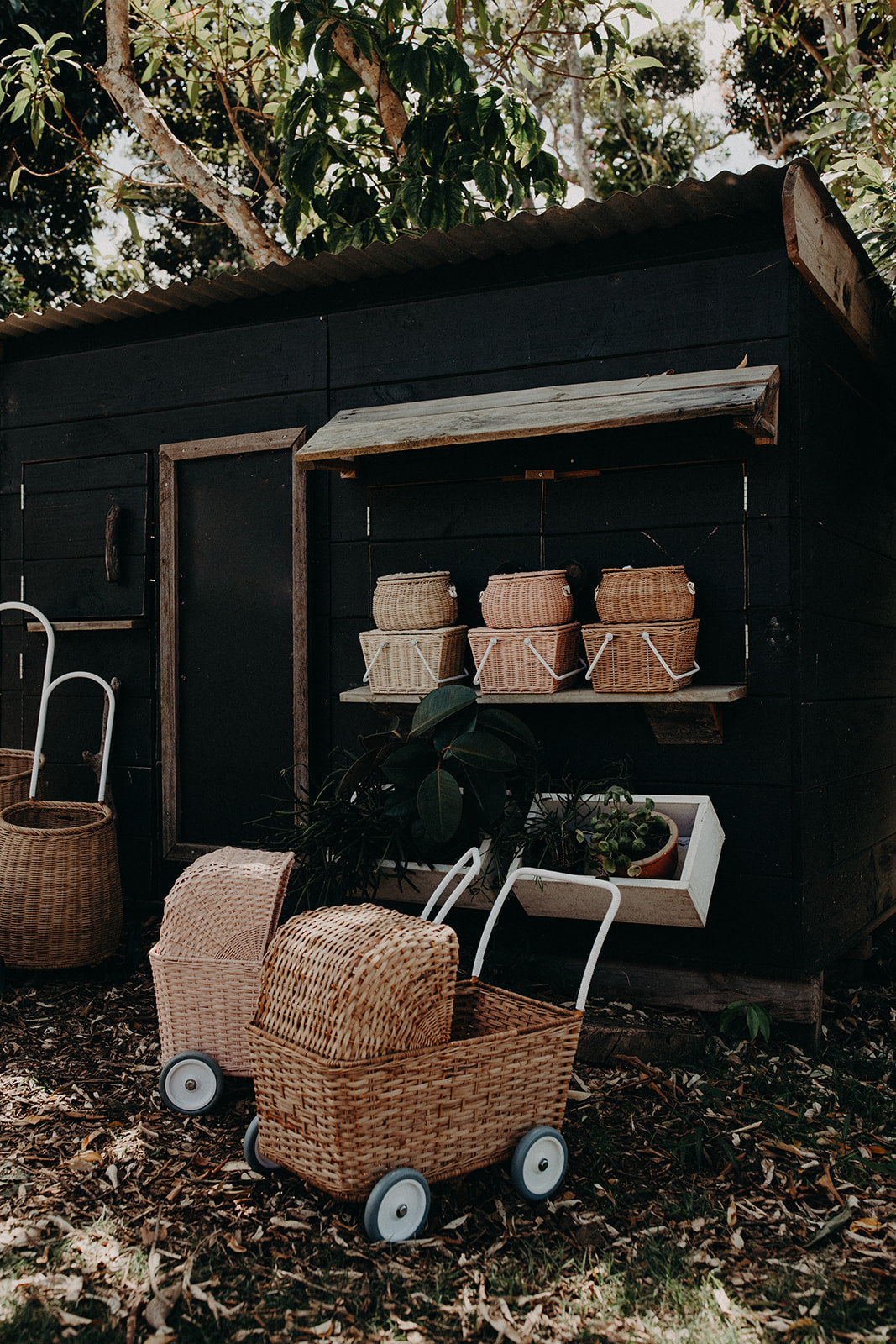 Olli Ella - Rattan Strolley - Natural