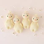 Cuddle+kind - Baby Animal Collection - Baby Duckling - Floral Crown - Blush