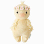 Cuddle+kind - Baby Animal Collection - Baby Duckling - Floral Crown - Blush